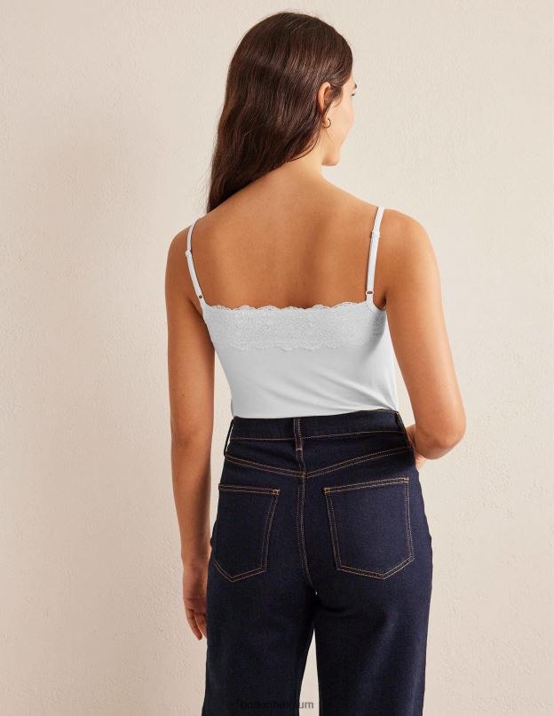 femmes Boden blanc caraco en dentelle vêtements Z42D02556