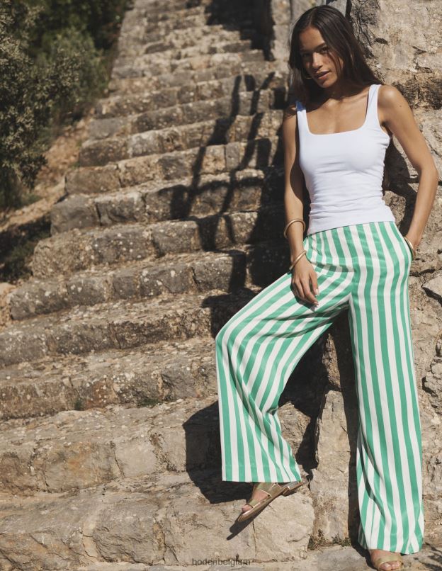 femmes Boden blanc gilet double épaisseur à col carré vêtements Z42D0116