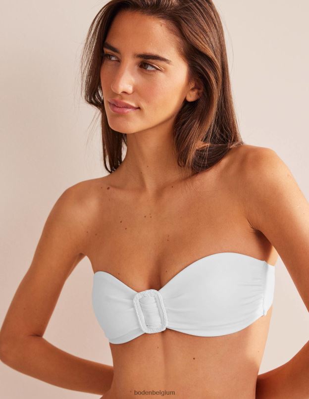 femmes Boden blanc haut bandeau à boucle portefeuille vêtements Z42D02488