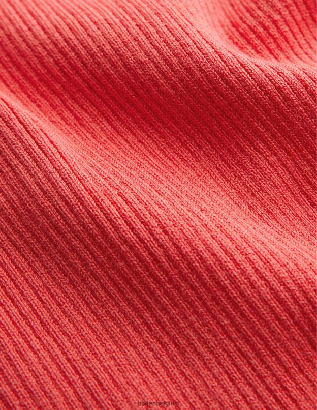 femmes Boden coucher de soleil sur les coraux gilet de course côtelé vêtements Z42D01754