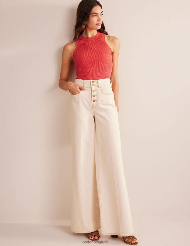 femmes Boden coucher de soleil sur les coraux gilet de course côtelé vêtements Z42D01754