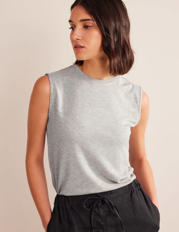 femmes Boden gris chiné/or débardeur scintillant vêtements Z42D01570