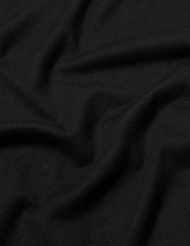 femmes Boden noir t-shirt ultra doux à col bateau vêtements Z42D0160