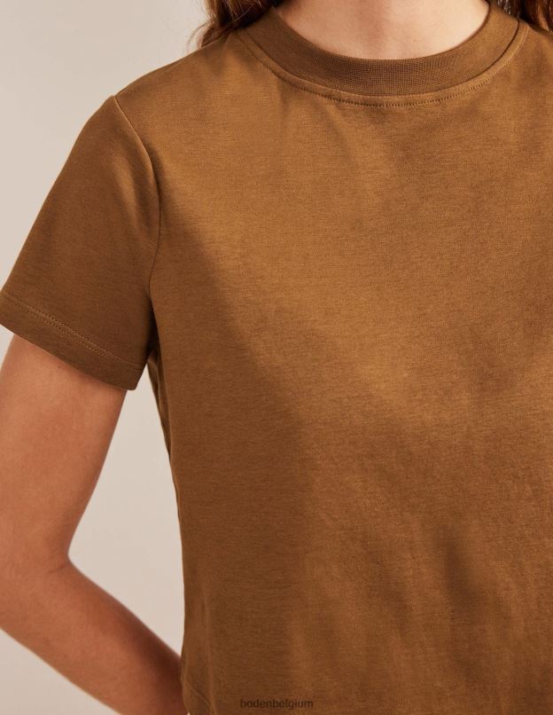 femmes Boden poney t-shirt court en coton parfait vêtements Z42D02517