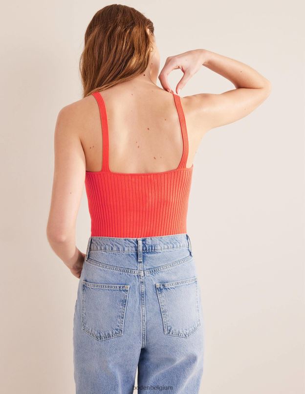 femmes Boden punch à la pastèque débardeur côtelé vêtements Z42D01932