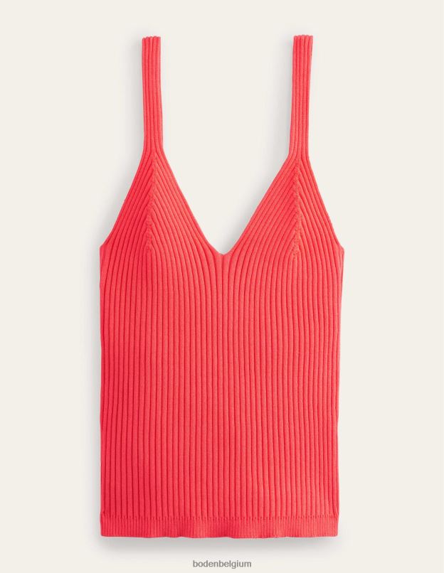 femmes Boden punch à la pastèque débardeur côtelé vêtements Z42D01932