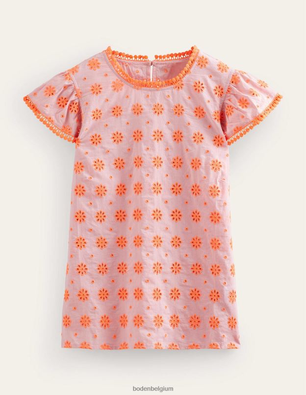 femmes Boden punch à la pastèque haut à pompons brodés vêtements Z42D01800