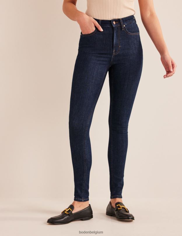 femmes Boden indigo jean skinny taille haute vêtements Z42D0666