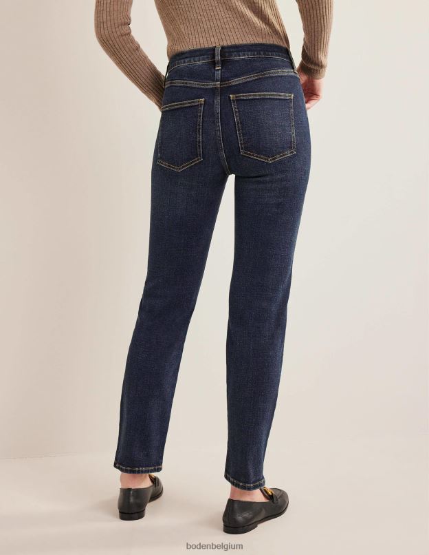 femmes Boden indigo vintage jean slim taille mi-haute vêtements Z42D0655