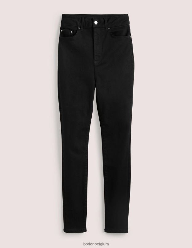 femmes Boden noir jean skinny sculpté taille mi-haute vêtements Z42D0660