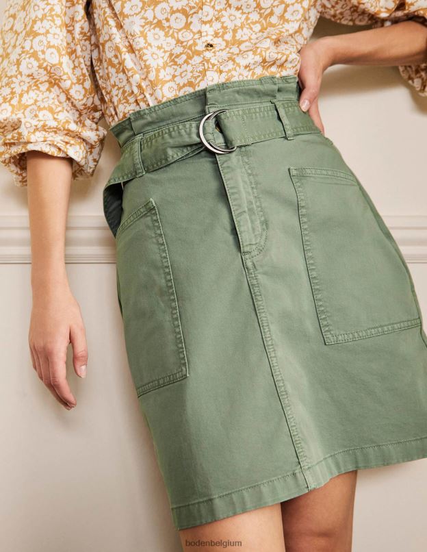 femmes Boden aulne jupe paperbag à nouer vêtements Z42D02593