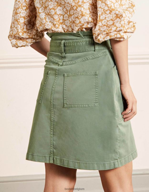 femmes Boden aulne jupe paperbag à nouer vêtements Z42D02593