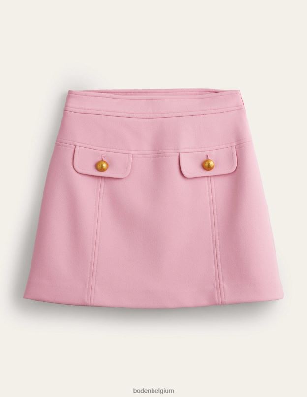 femmes Boden camée rose mini-jupe trapèze ajustée vêtements Z42D01975