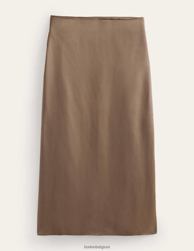 femmes Boden morille jupe colonne en satin vêtements Z42D01320