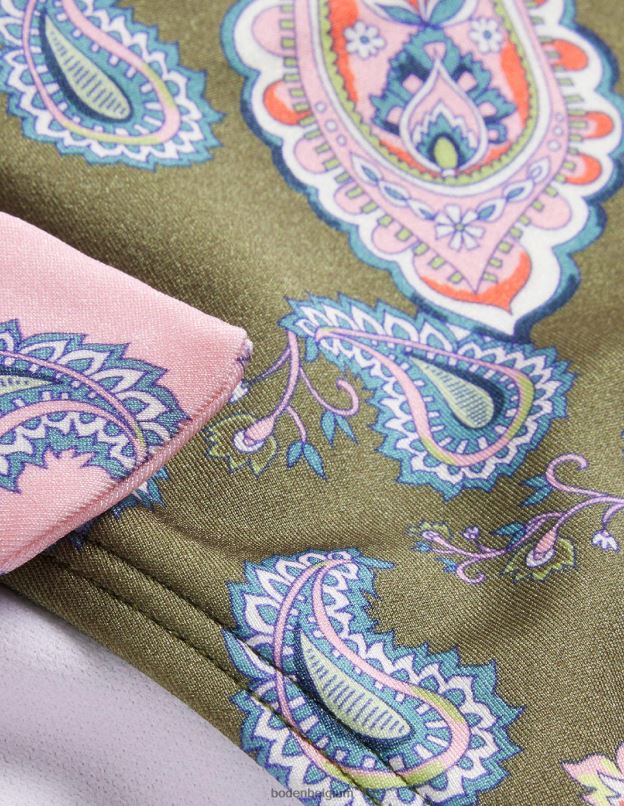 femmes Boden basilic et pépins de cachemire bas de bikini noué sur les côtés vêtements Z42D01808