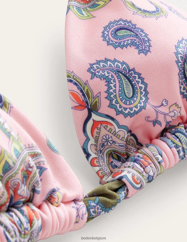 femmes Boden basilic et pépins de cachemire haut de bikini dos nu à perles vêtements Z42D01717