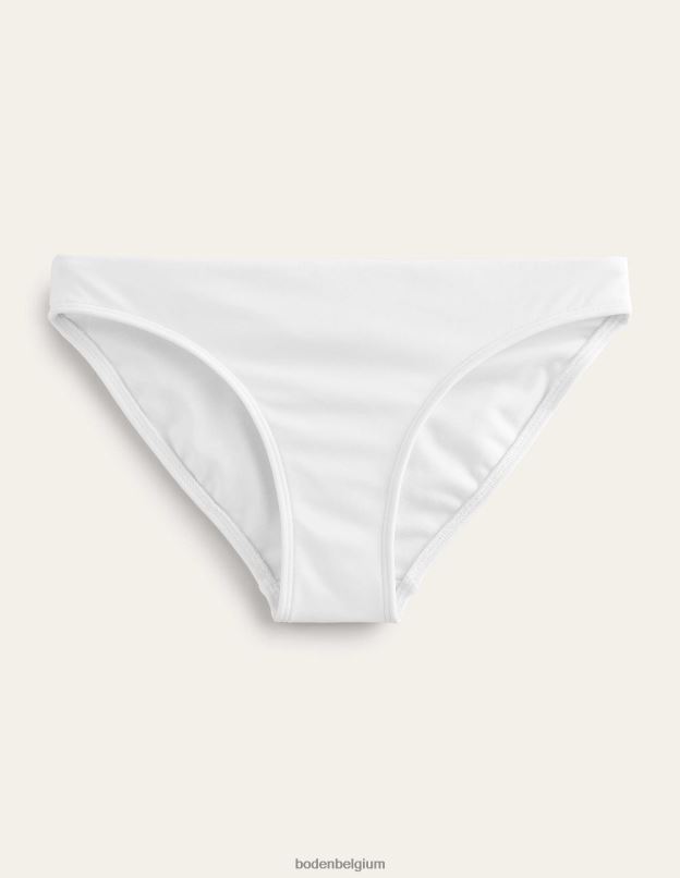 femmes Boden blanc bas de bikini classique vêtements Z42D02447