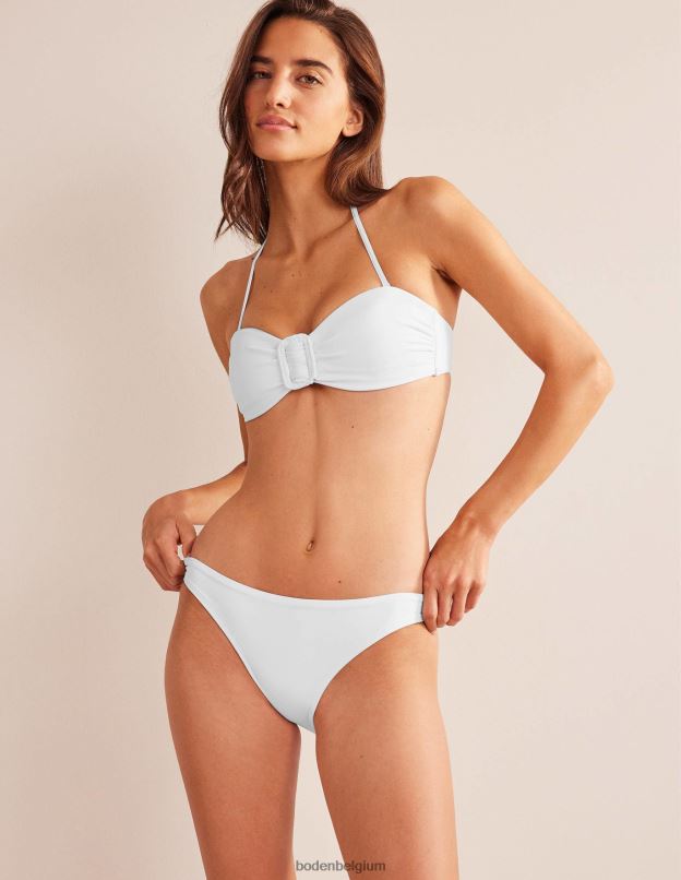 femmes Boden blanc bas de bikini classique vêtements Z42D02447