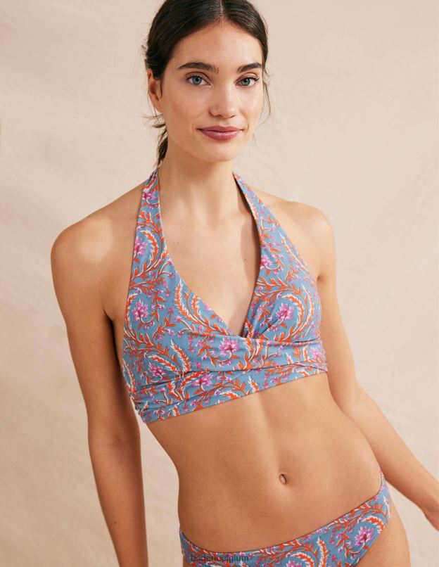 femmes Boden bleu delph et vigne opulente haut de bikini dos nu levanzo vetements Z42D01290 Z42D01290 Vetements confortables Boden Boden Belgium Remise en gros sur tous les Boden robes