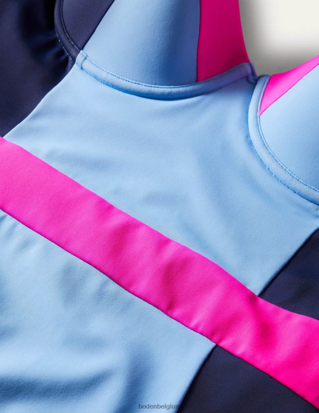 femmes Boden bloc de couleurs horizon maillot de bain taille bonnet Portofino vêtements Z42D02061