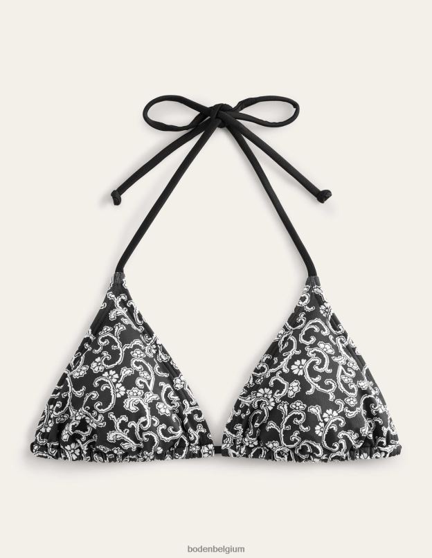 femmes Boden brin de nero et de tourbillon haut de bikini à ficelle vêtements Z42D01713