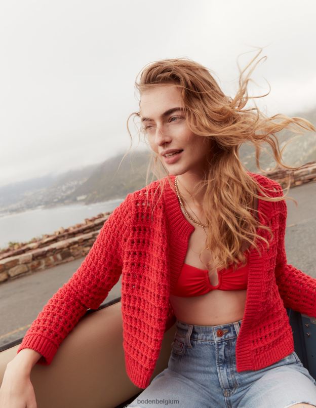 femmes Boden feu haut de bikini dos nu vêtements Z42D01958