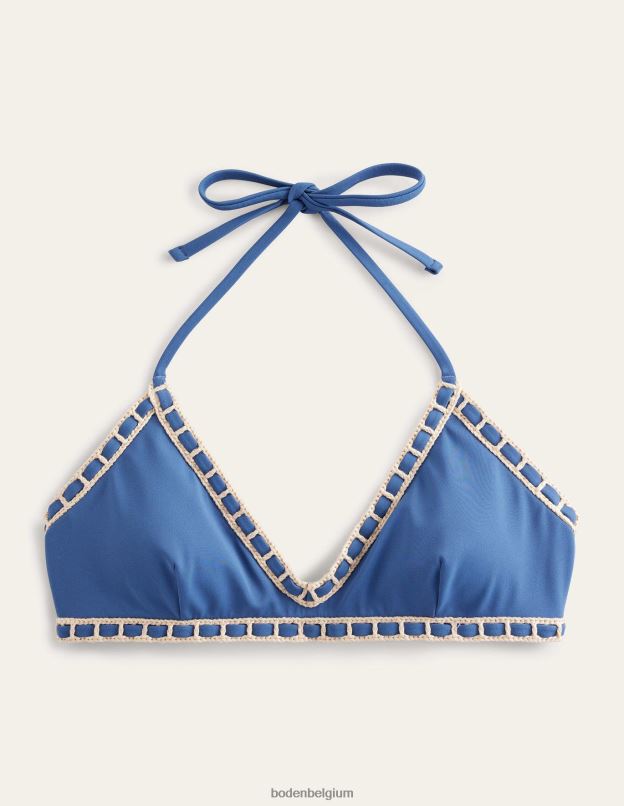 femmes Boden globe haut de bikini à bordure en crochet vêtements Z42D01720