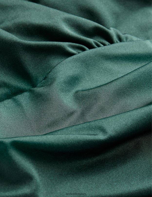 femmes Boden malachite chatoyante levanzo - maillot de bain dos nu froncé vêtements Z42D02478