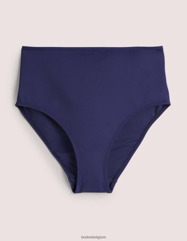 femmes Boden marine française bas de bikini taille haute vêtements Z42D0311