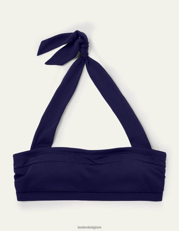 femmes Boden marine française haut de bikini dos nu Santorin vêtements Z42D02436