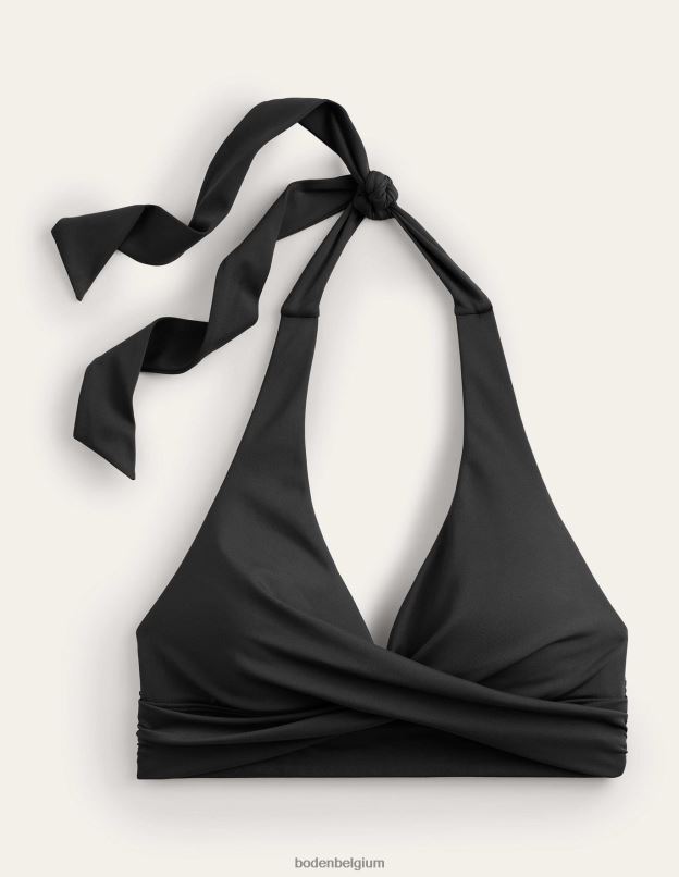 femmes Boden noir haut de bikini dos nu levanzo vêtements Z42D0272