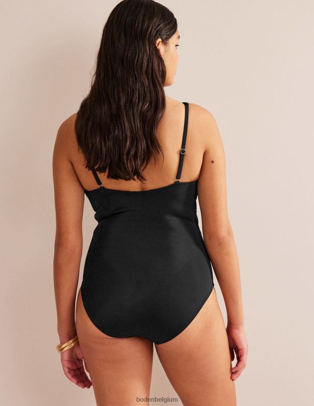 femmes Boden noir maillot de bain classique twist vêtements Z42D0242