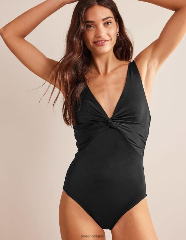 femmes Boden noir maillot de bain classique twist vêtements Z42D0242