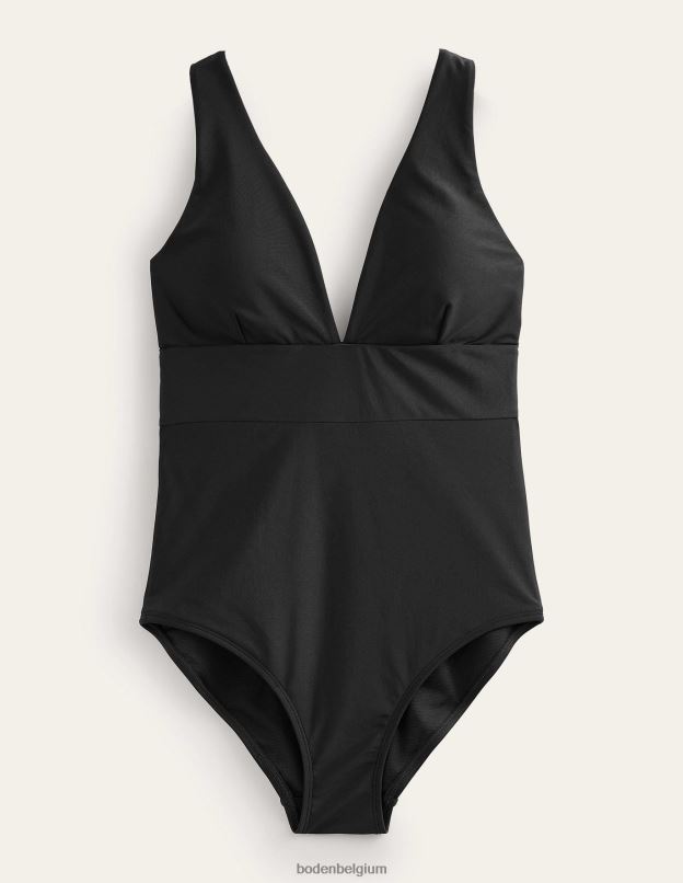 femmes Boden noir maillot de bain porto à col v vêtements Z42D0238