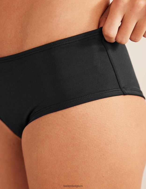 femmes Boden noir short de bikini classique vêtements Z42D0284