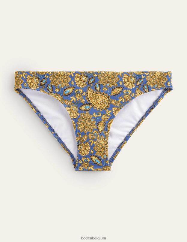 femmes Boden récolte d'or et terrasse motif cachemire bas de bikini classique vêtements Z42D02085