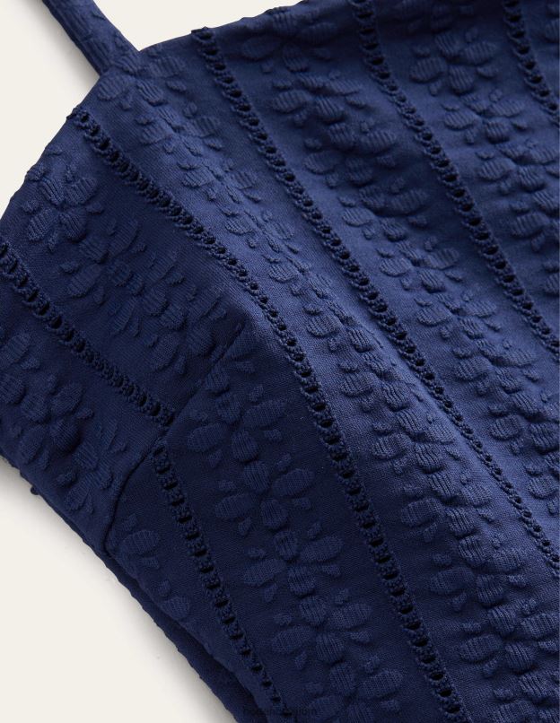 femmes Boden texture marine maillot de bain à fines bretelles vêtements Z42D02144