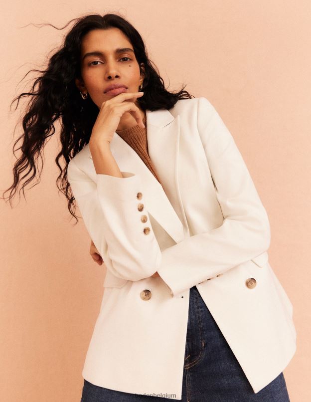 femmes Boden Ivoire blazer à double boutonnage vêtements Z42D01465