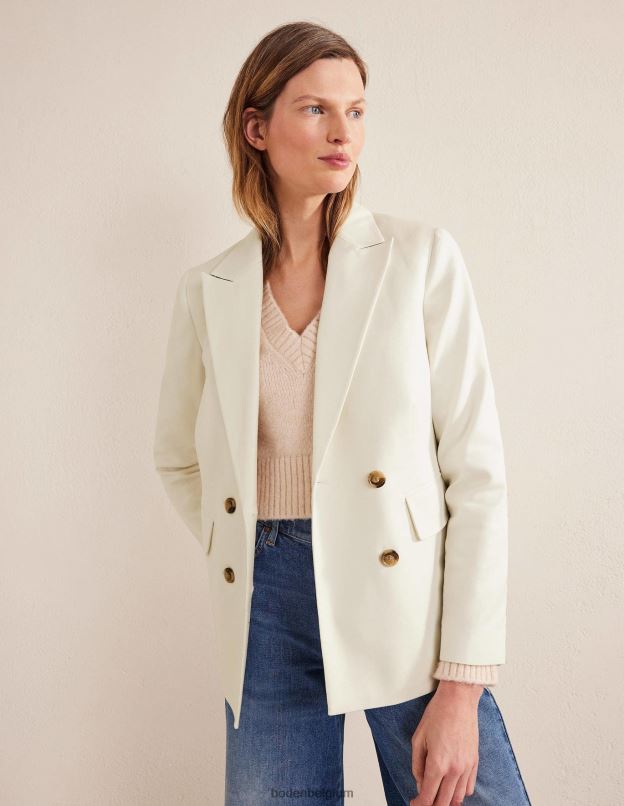 femmes Boden Ivoire blazer à double boutonnage vêtements Z42D01465