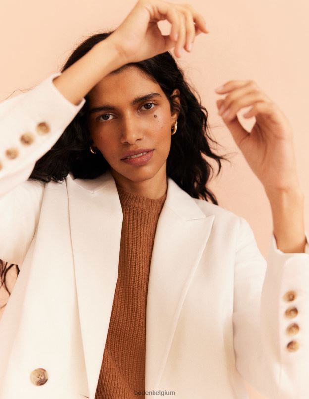 femmes Boden Ivoire blazer à double boutonnage vêtements Z42D01465