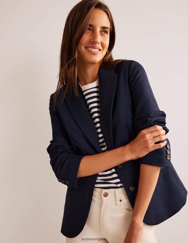 femmes Boden marine le blazer en jersey marylebone vêtements Z42D0671
