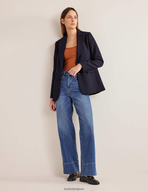 femmes Boden marine le blazer en sergé Brighton vêtements Z42D01002