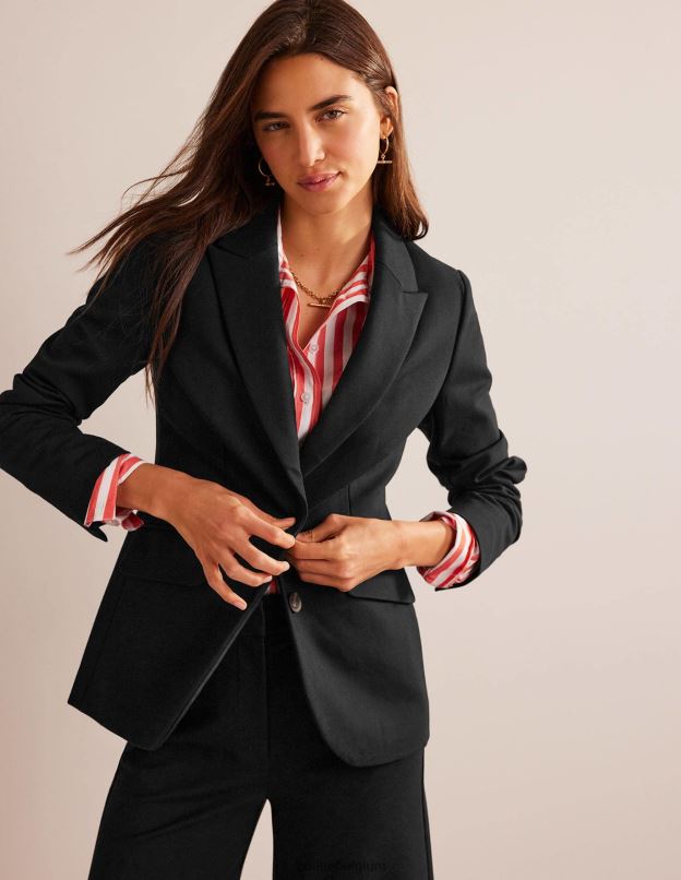 femmes Boden noir le blazer en jersey marylebone vêtements Z42D0670
