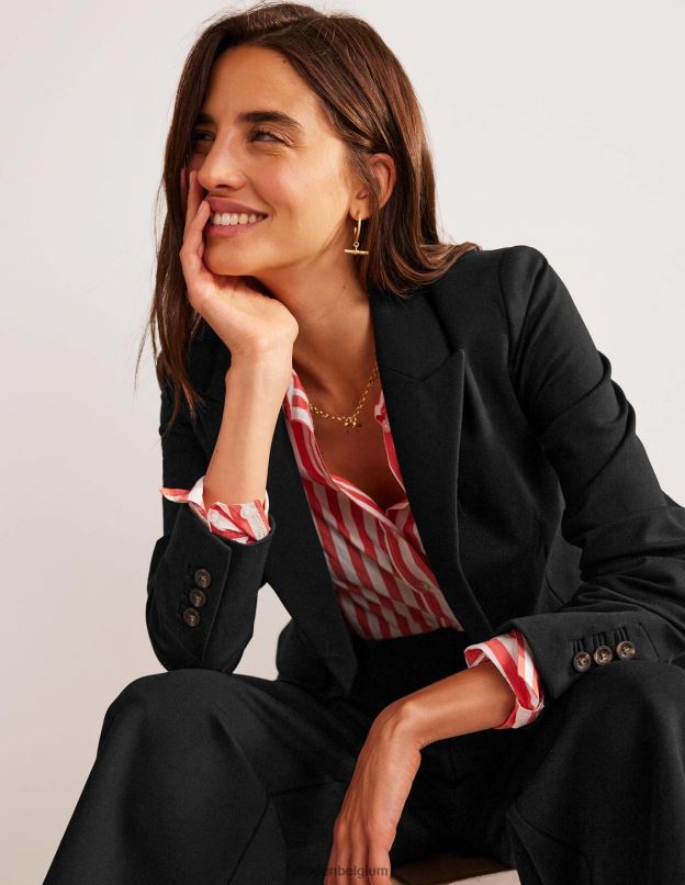 femmes Boden noir le blazer en jersey marylebone vêtements Z42D0670