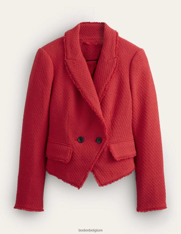 femmes Boden tarte aux fraises le blazer court en coton york vêtements Z42D01429