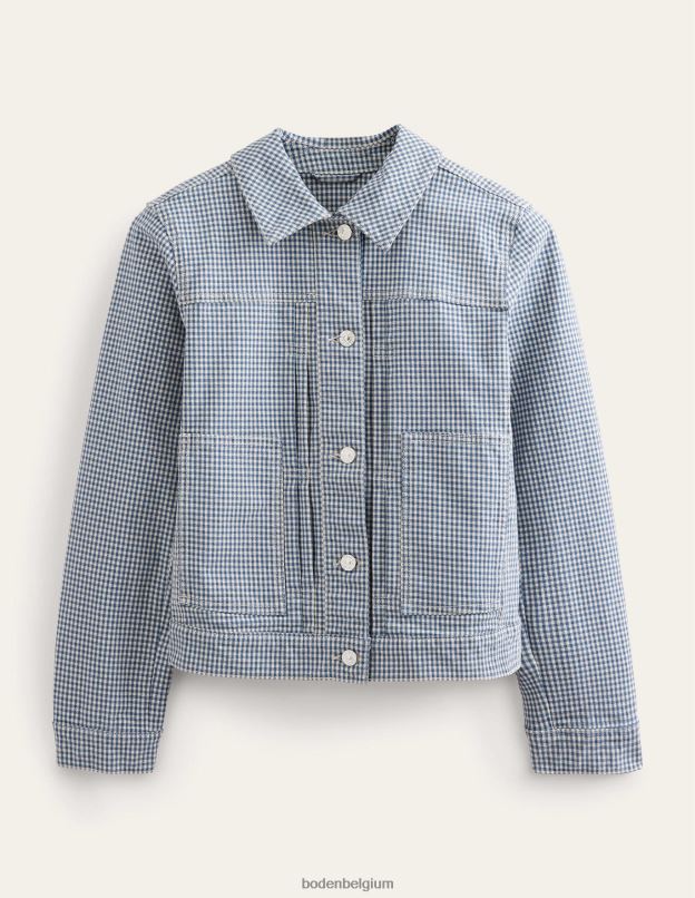 femmes Boden vérifier veste de corvée vêtements Z42D0674