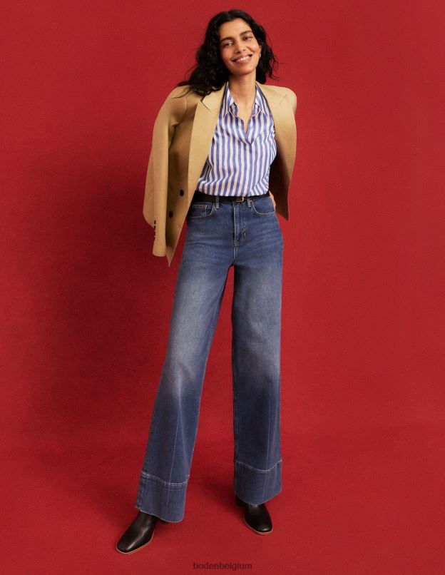 femmes Boden vert ardoise blazer à double boutonnage vêtements Z42D01622