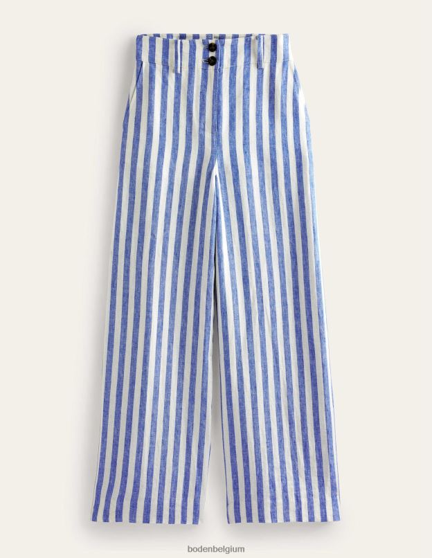 femmes Boden Bande pantalon en lin highbury vêtements Z42D0963