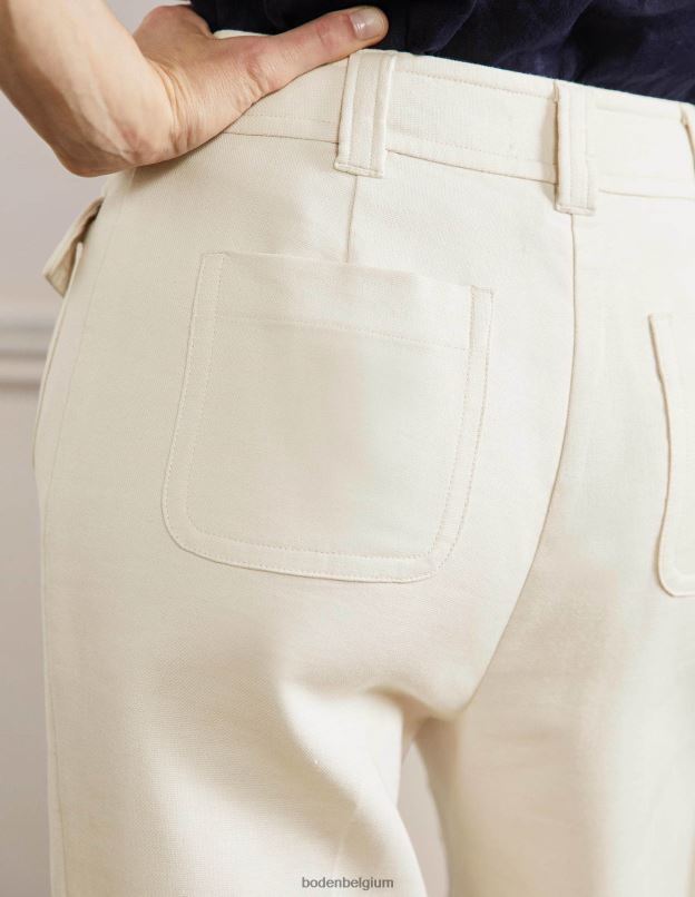 femmes Boden Meringue pantalon carrie taille haute vêtements Z42D02422