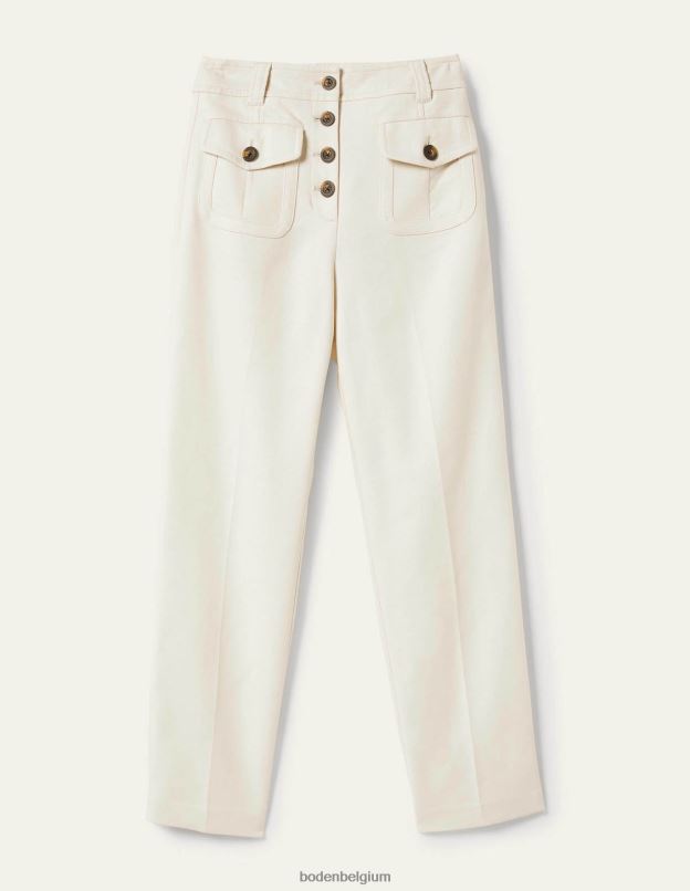 femmes Boden Meringue pantalon carrie taille haute vêtements Z42D02422
